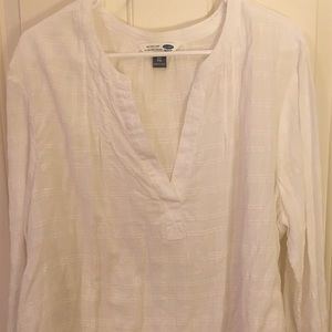 Light weight white blouse